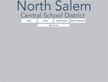 Tablet Screenshot of northsalemschools.org